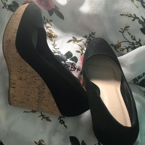 Forever 21 faux suede wedges